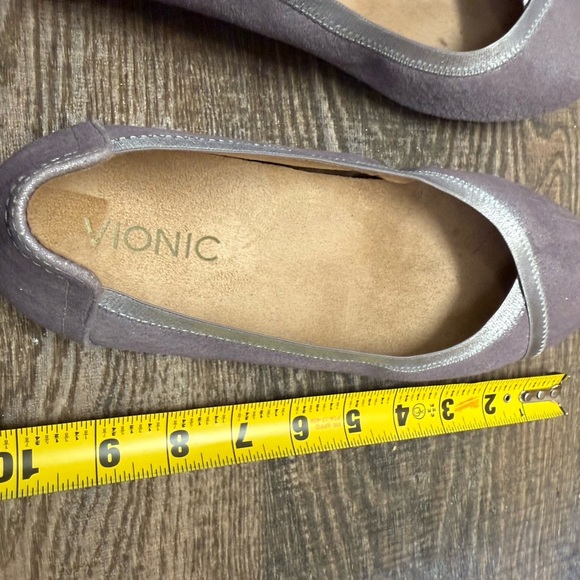 Vionic 7.5 MINT EUC worn a couple of times sparkly Women's Lavender Ballet Flats - Picture 13 of 13